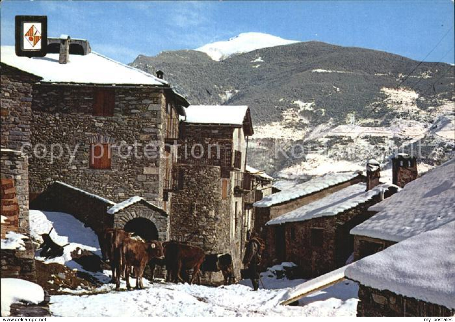 72542293 Lerida Pirineo Catalan Panorama Winter Lerida