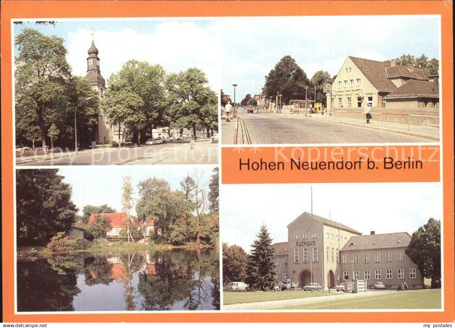 72545355 Hohen Neuendorf Kirche S Bahnhof Rathaus Rotpfuhlen