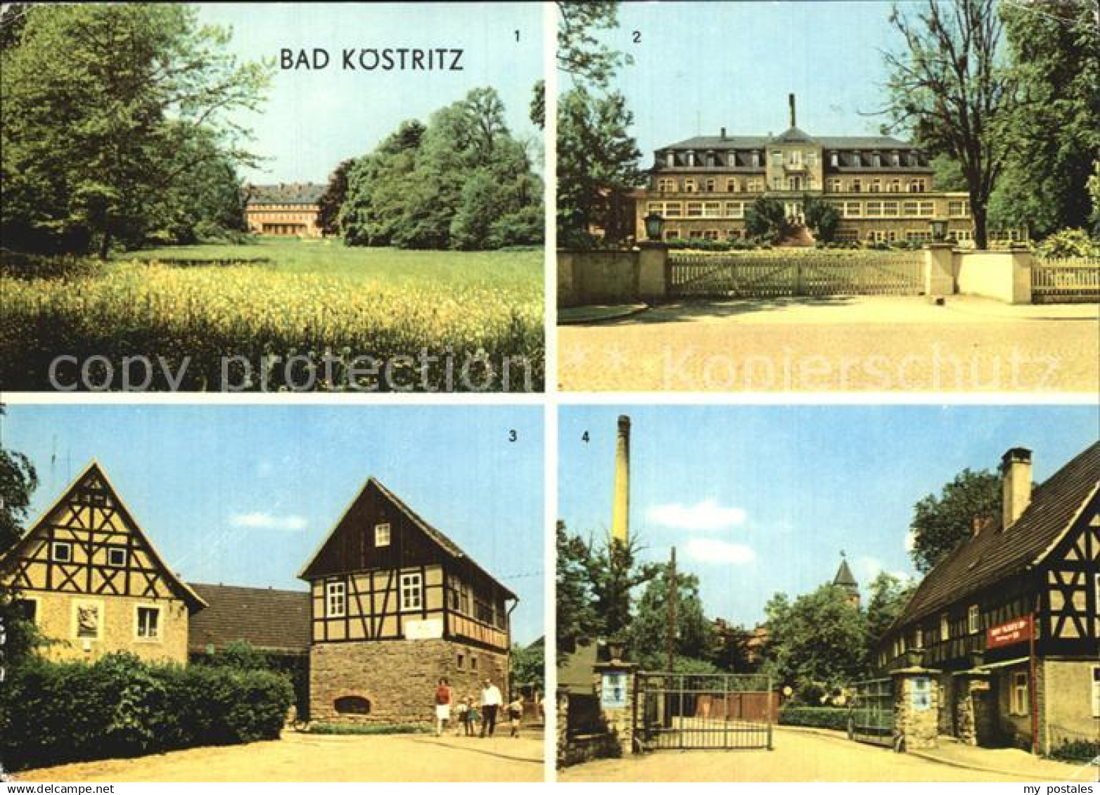 72547428 Bad Koestritz Schlosspark Sanatorium HOG Frosch VEB Schwarzbier Brauere