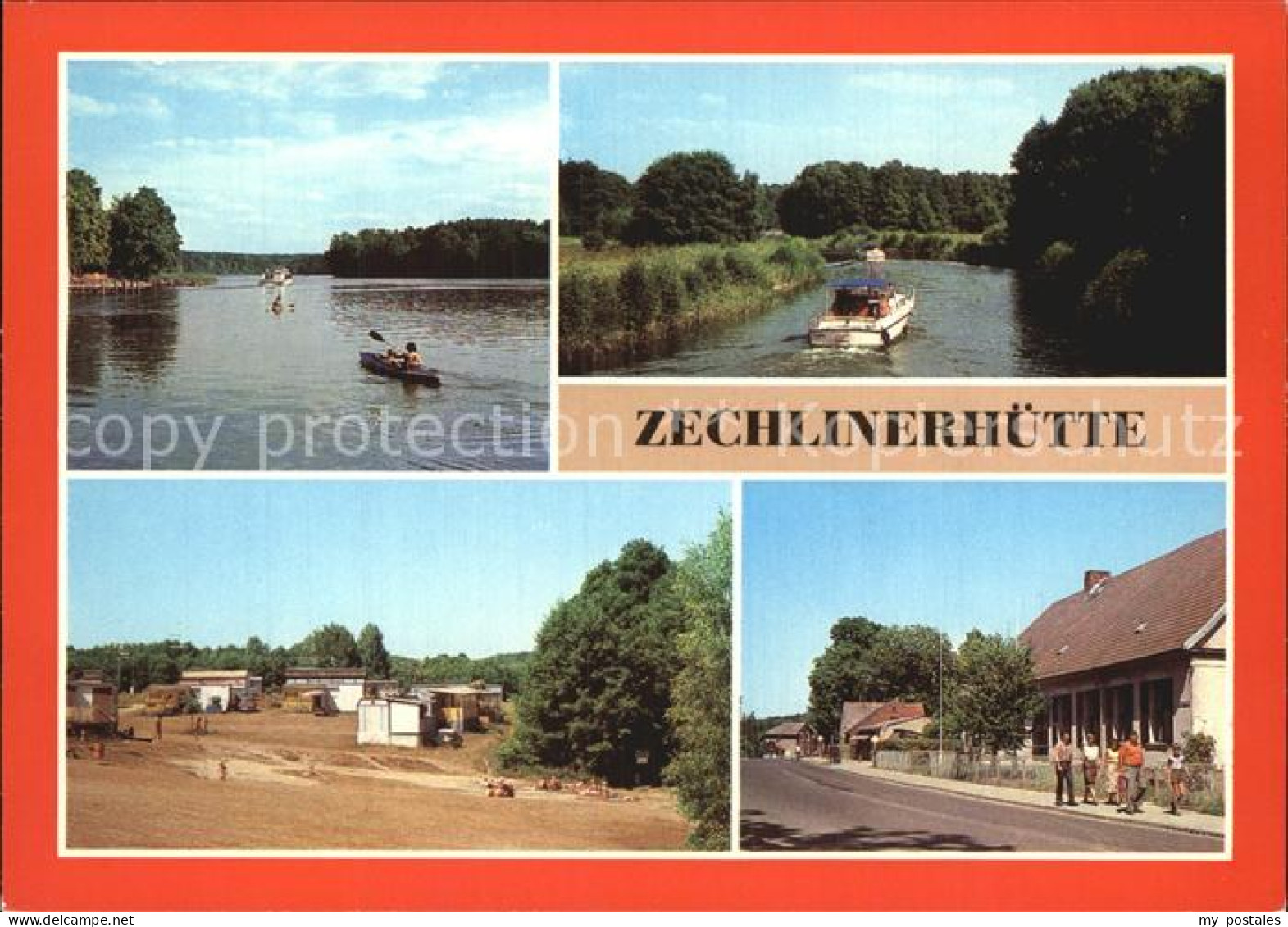 72548481 Zechlinerhuette Schlabornsee Zootzenkanal Wegener-Gedenkstaette Camping