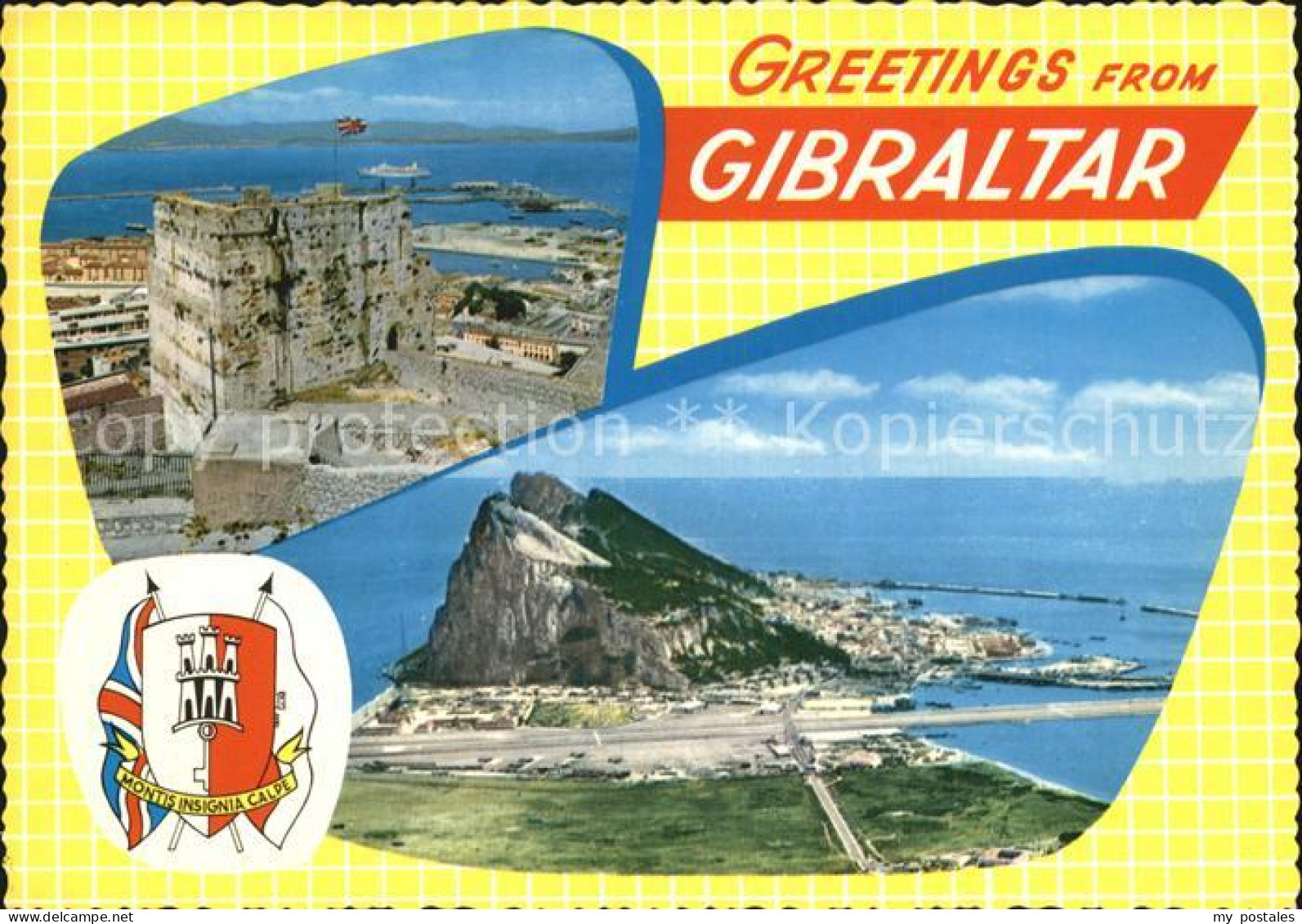 72550180 Gibraltar Fliegeraufnahme Rock Gibraltar