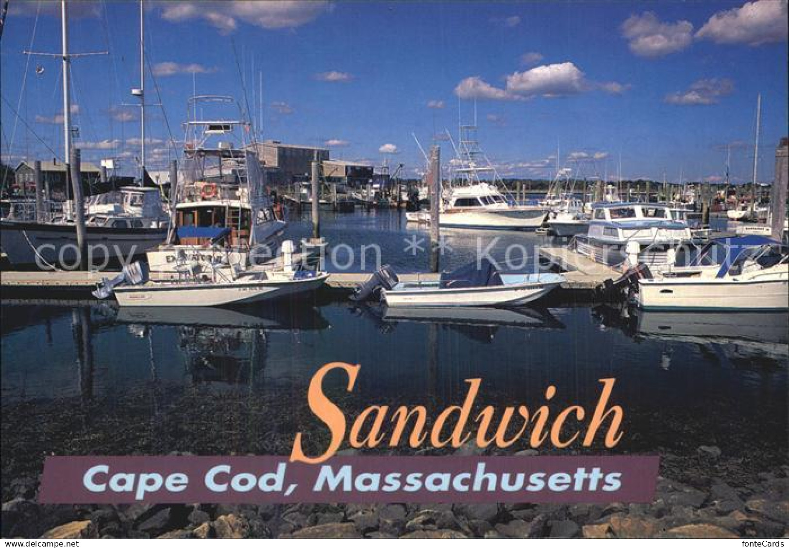 72555750 Cape Cod Mass. Sandwich Harbor Cape Cod Mass.