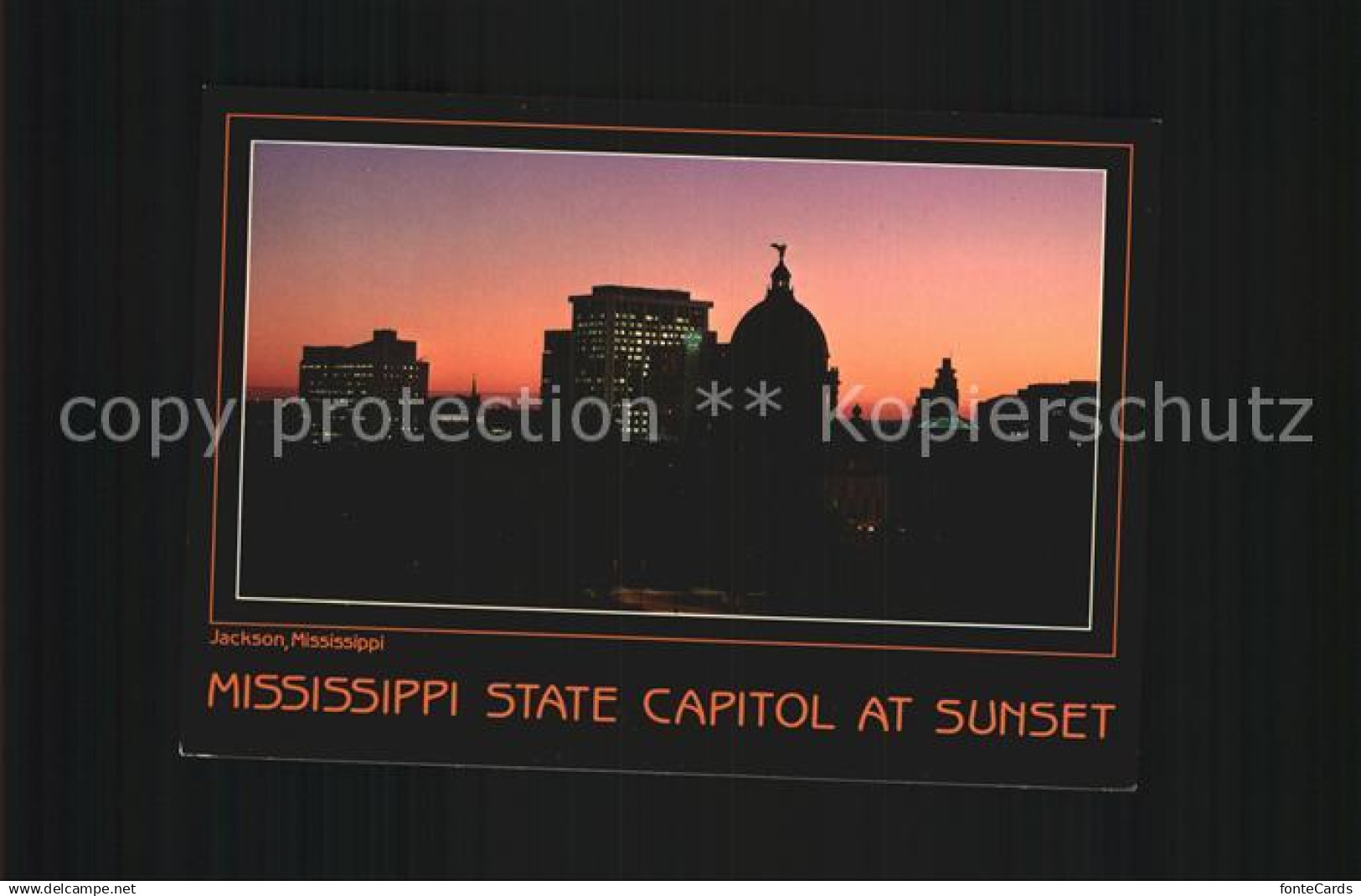 72556401 Jackson Mississippi State Capitolat Sunset