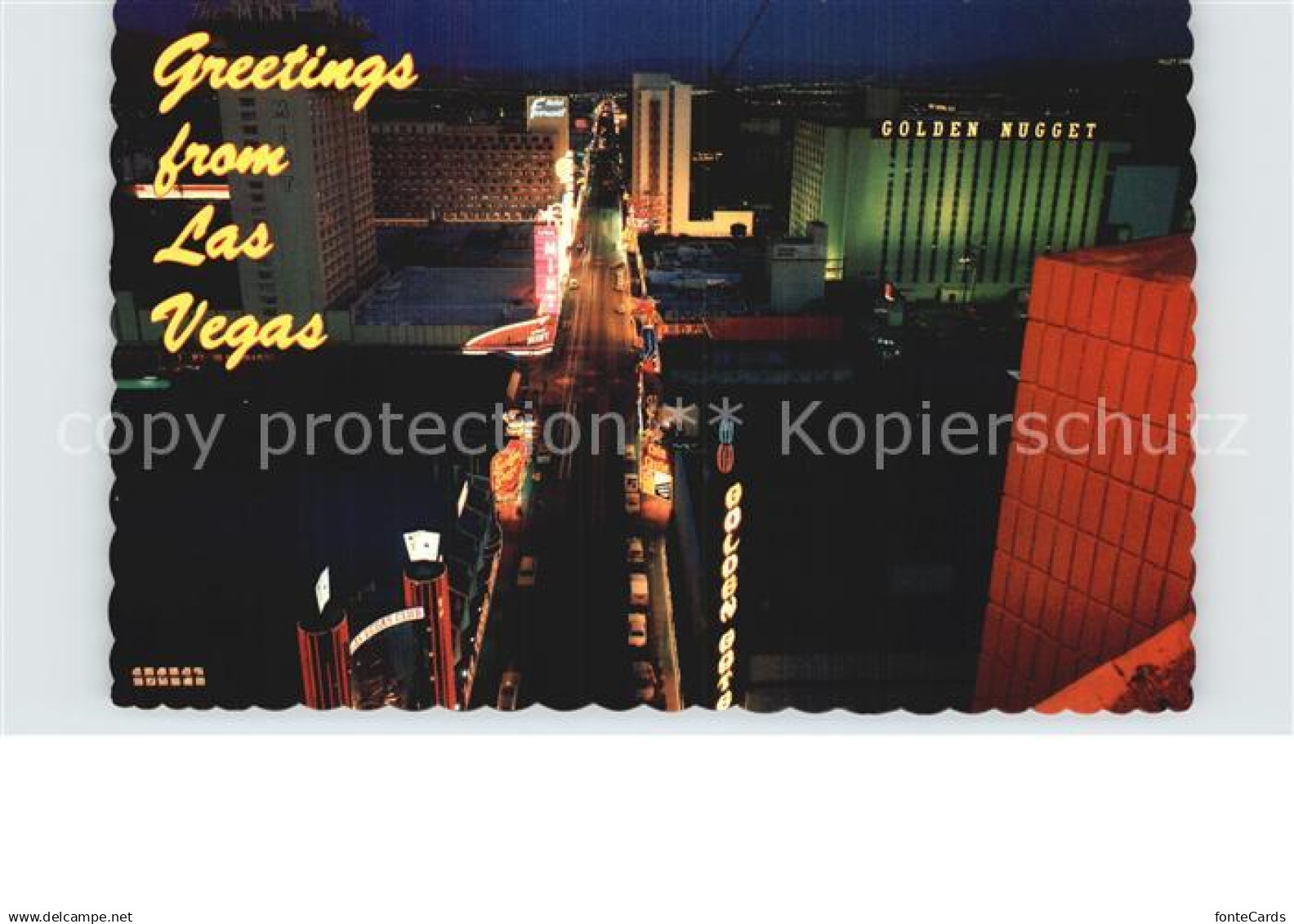 72583057 Las Vegas Nevada Night lights of Fremont Street