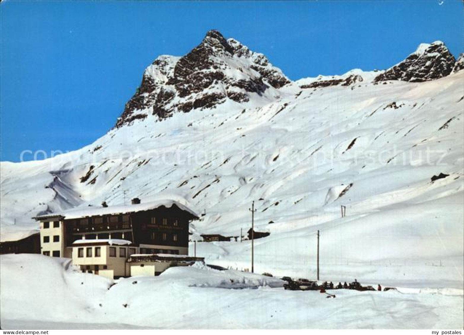 72583199 Warth Vorarlberg Berggasthof Pension Jaegeralpe Wintersportplatz Warth