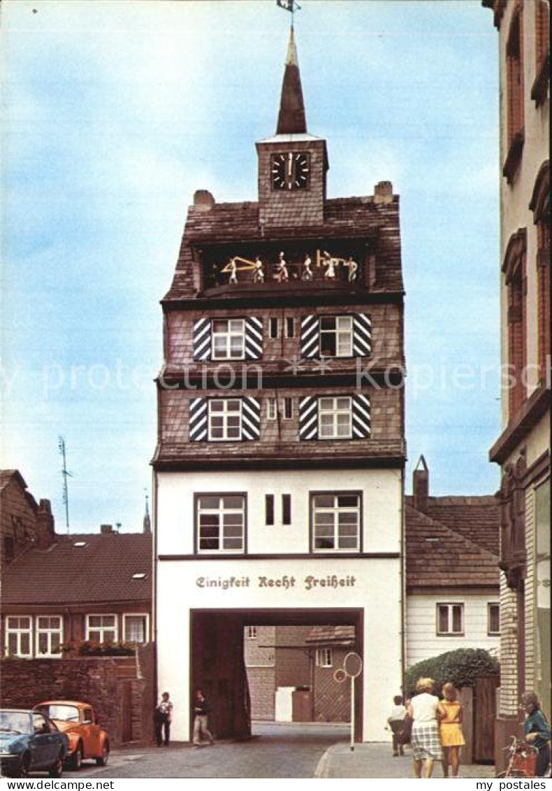 72608538 Holzminden Weser Reichspraesidentenhaus mit Glockenspiel Holzminden