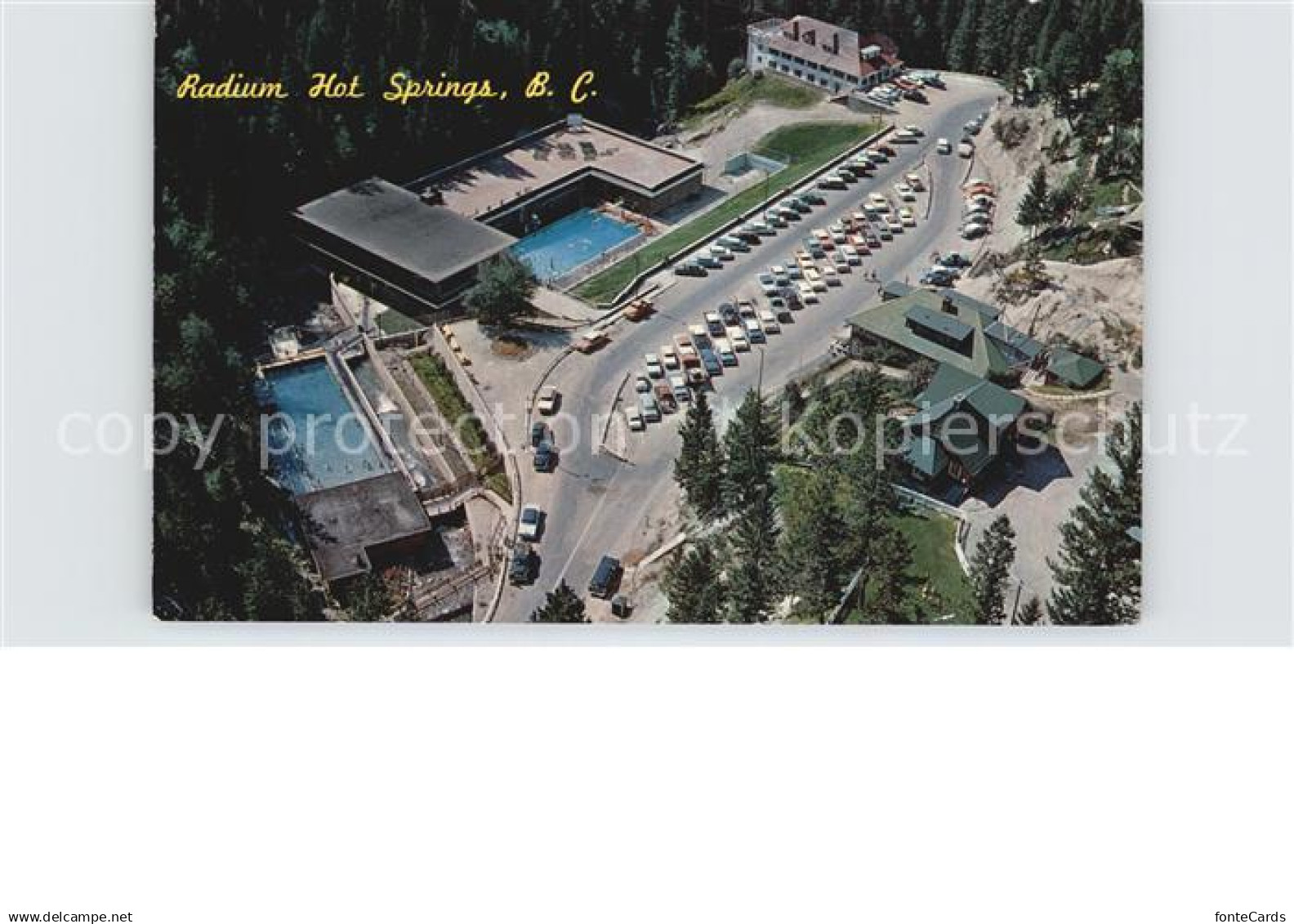 72612403 Radium Hot Springs BC Fliegeraufnahme Brockville