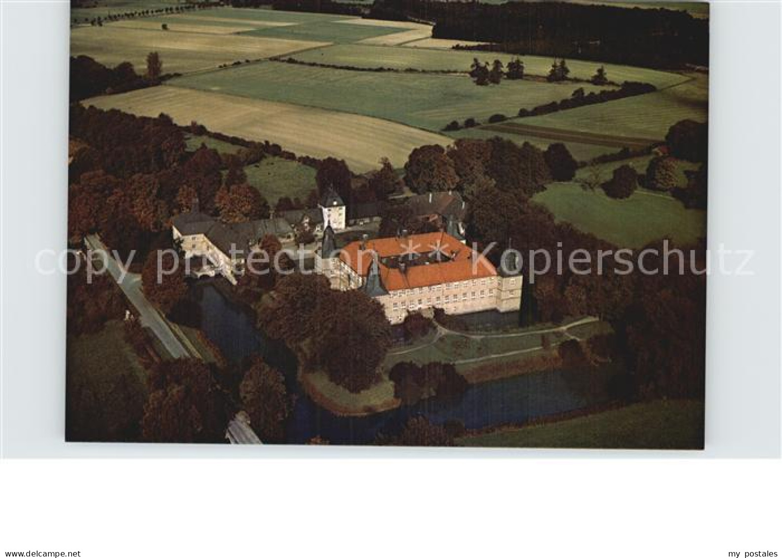 72612495 Ascheberg Herbern Fliegeraufnahme Schloss Ascheberg