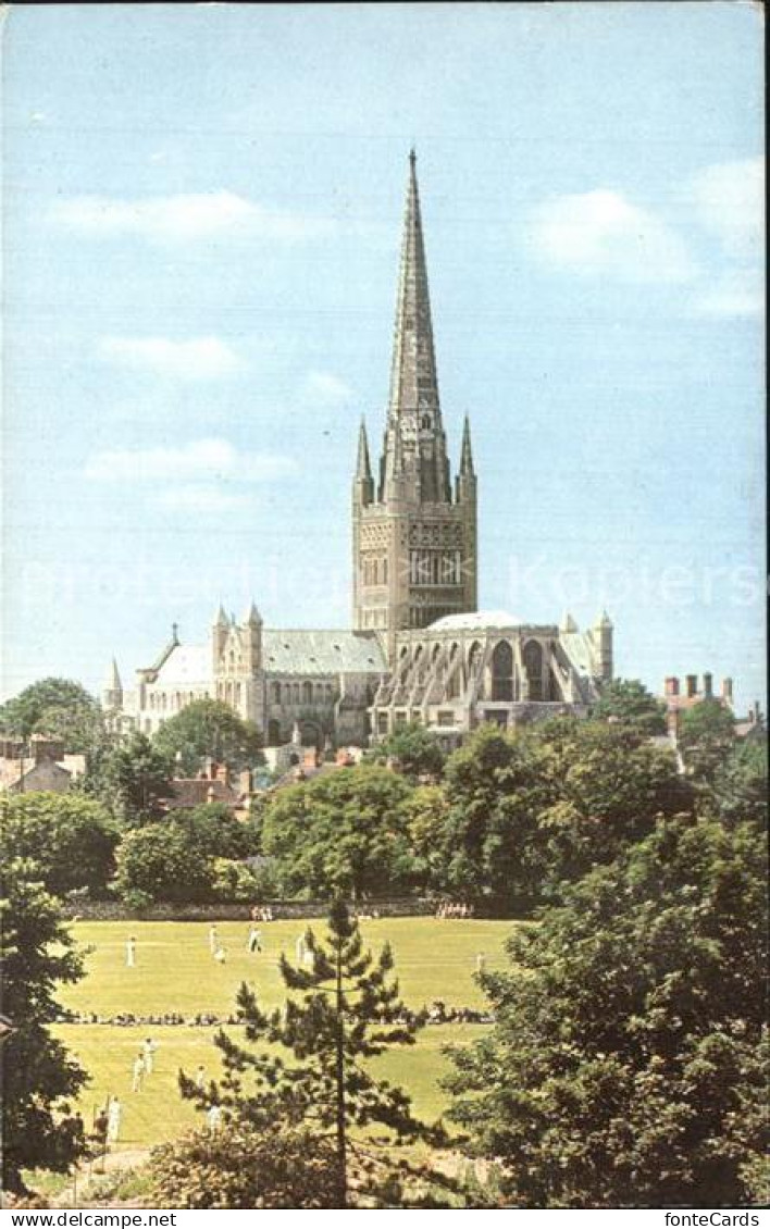 72613541 Norwich UK Norwich Cathedral from the South East