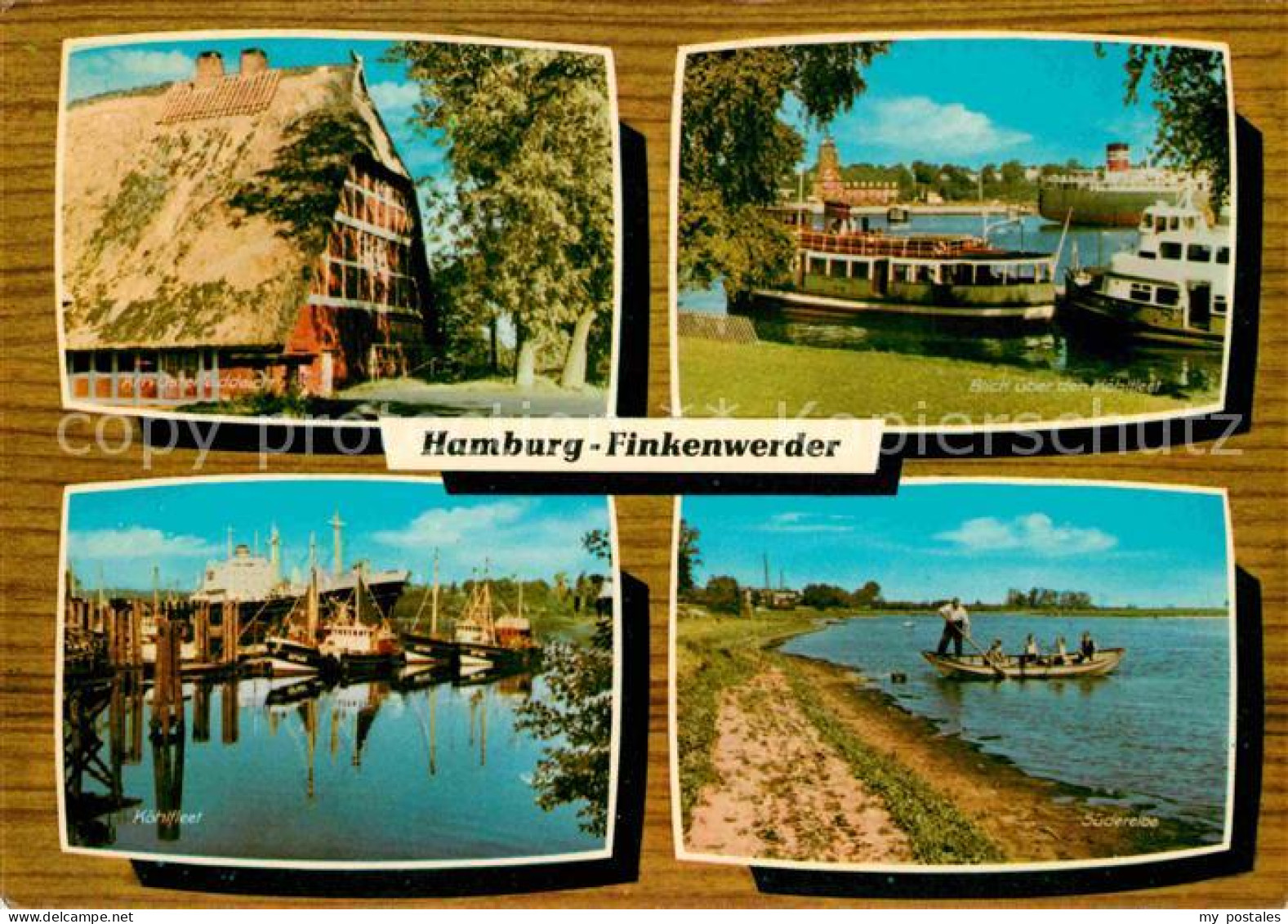 72626544 Finkenwerder Osterfelddeich Koehlfleet Suederelbe Hafen Finkenwerder