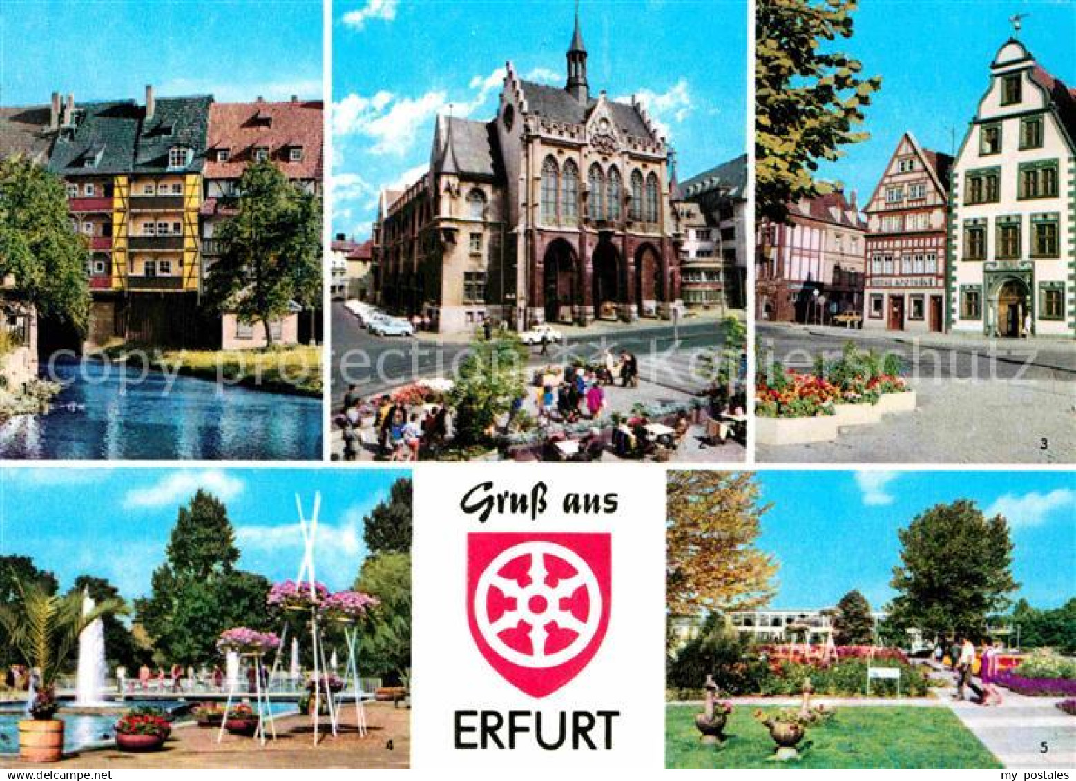 72631859 Erfurt Kraemerbruecke Rathaus Erfurt