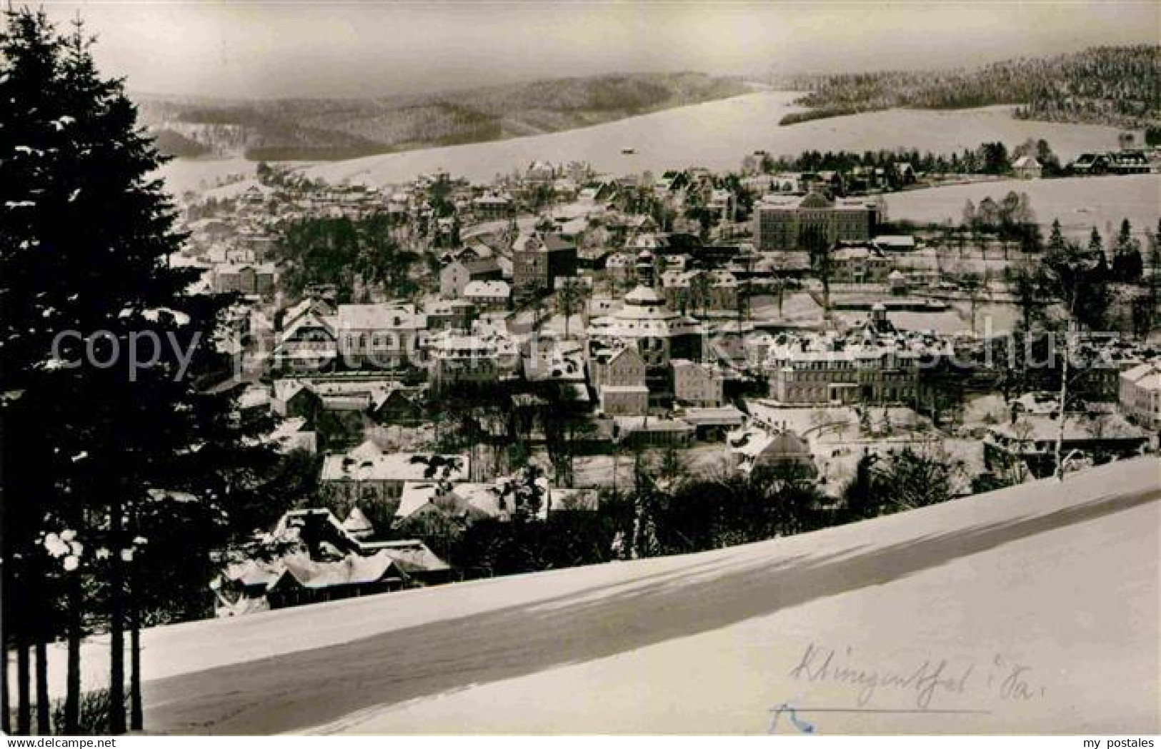 72632718 Klingenthal Vogtland Winterpanorama Klingenthal Sachsen