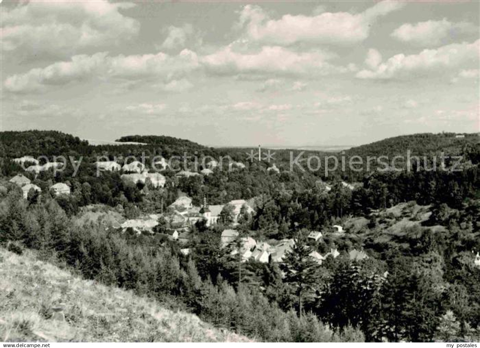 72633827 Bad Gottleuba-Berggiesshuebel mit Sanatorium und Panoramahoehe Bad Gott