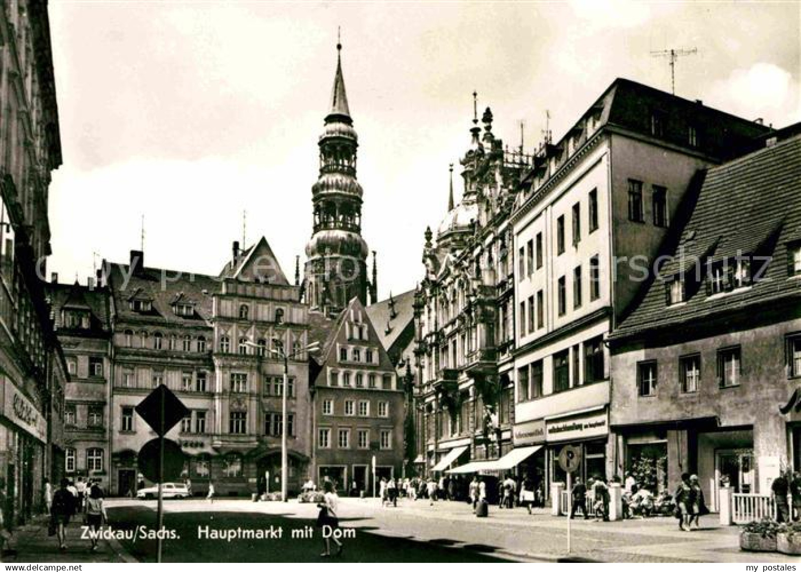 72633864 Zwickau Sachsen Hauptmarkt mit Dom Zwickau