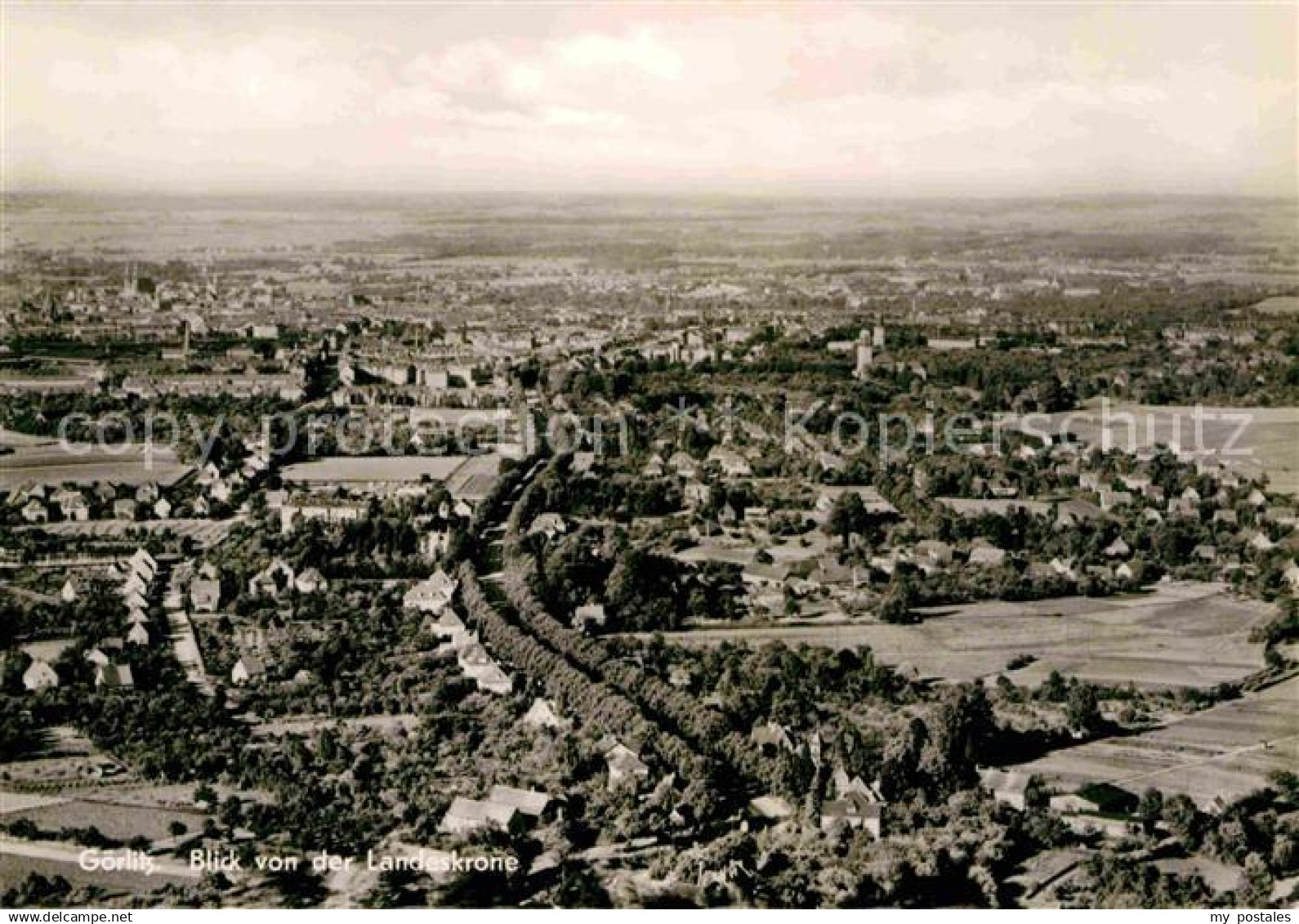 72636997 Goerlitz Sachsen Blick von der Landeskrone Goerlitz