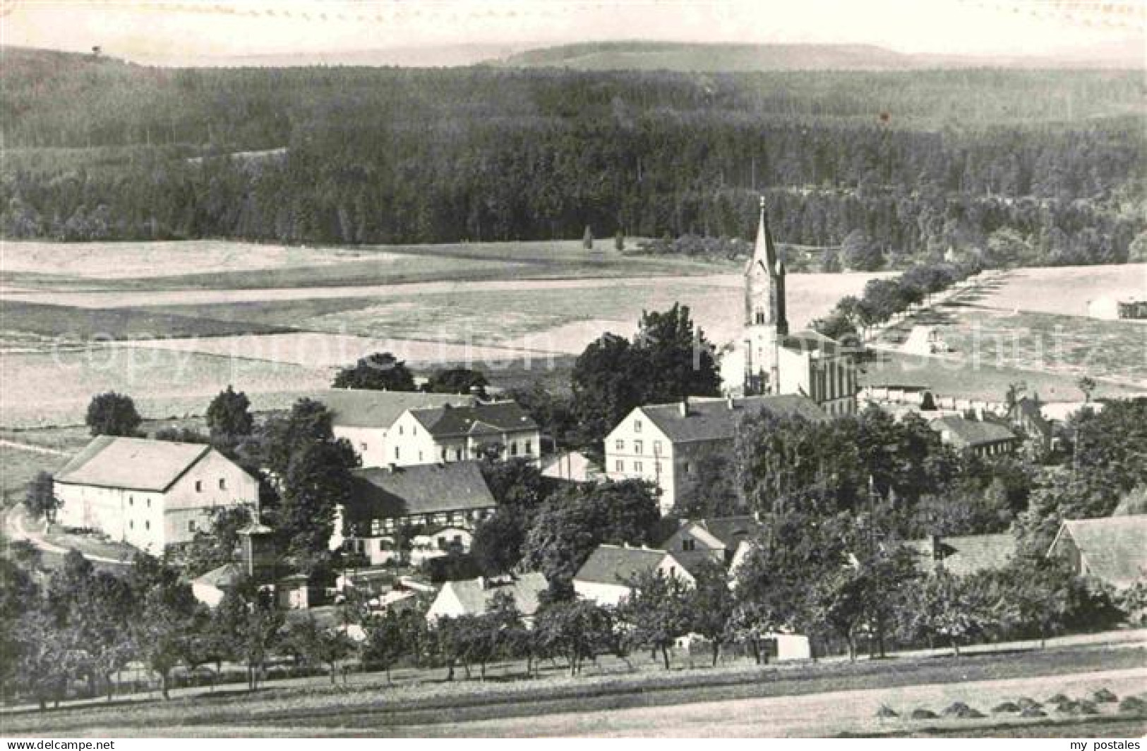 72639766 Rosenthal-Bielatal Kirche Panorama Rosenthal-Bielatal