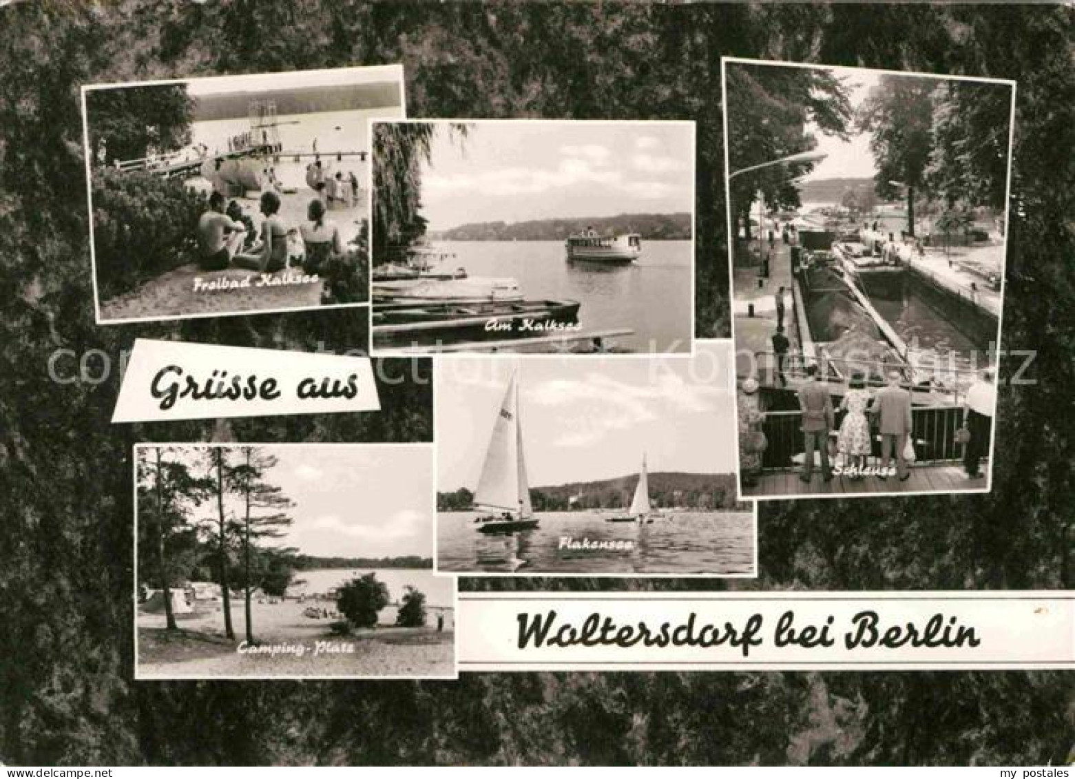 72642550 Waltersdorf Koenigs-Wusterhausen Freibad Kalksee Schleuse Campingplatz