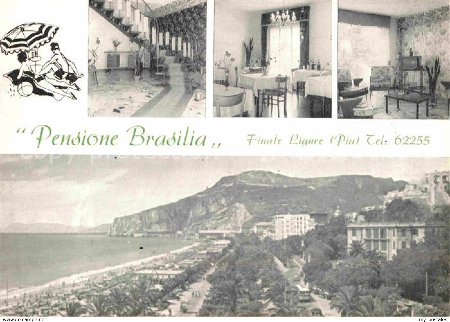 72666552 Finale Ligure Pensione Brasilia Strand Kueste