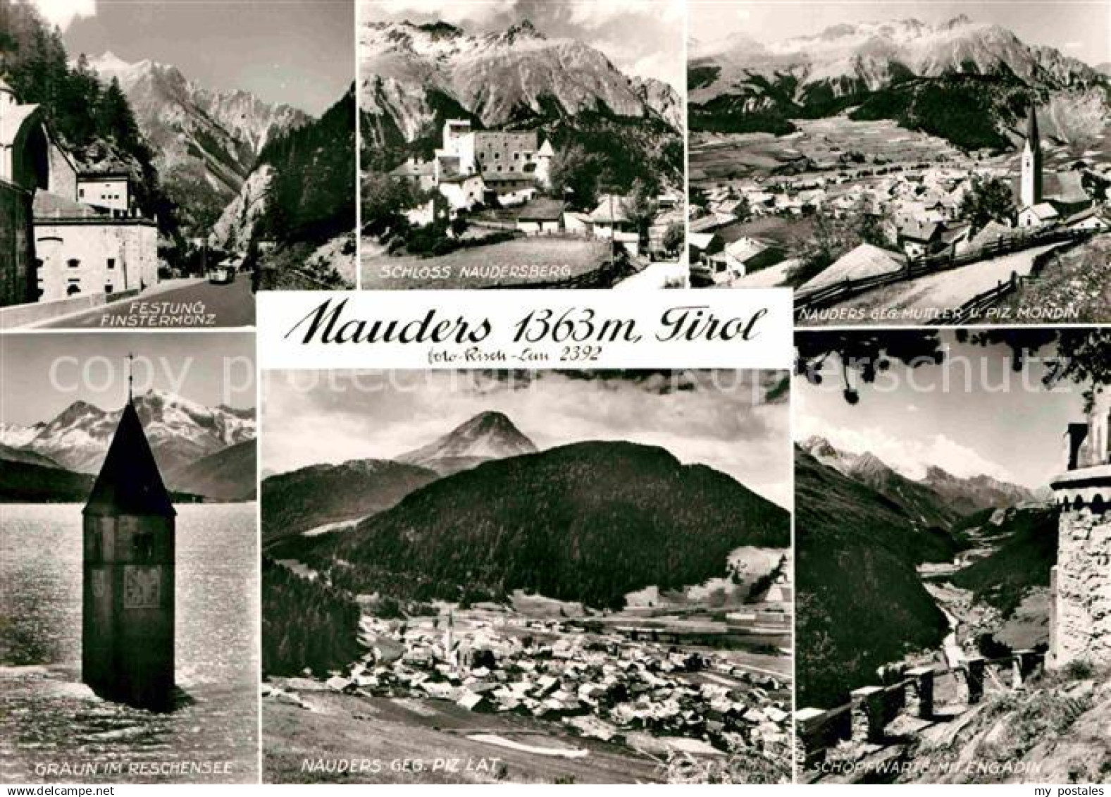 72694687 Nauders Tirol Festung Finstermonz Schloss-Naudersberg Nauders Graun im