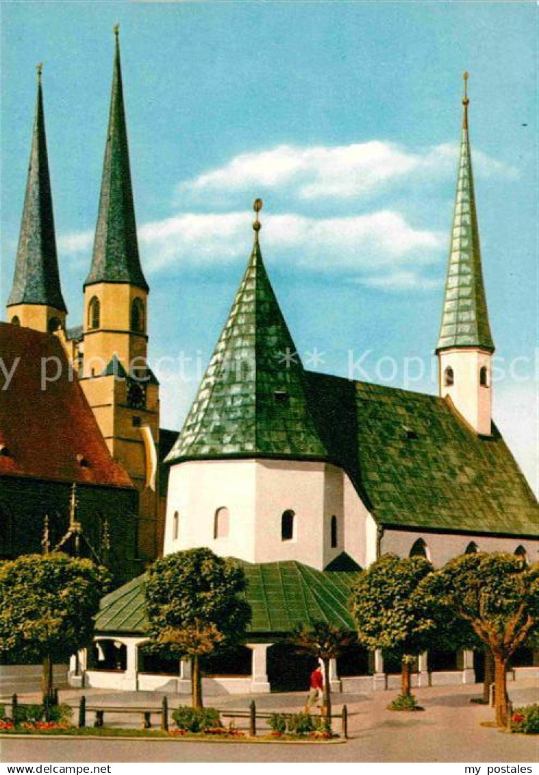 72696781 Altoetting Wallfahrtsort Gnadenkapelle und Stiftskirche Altoetting