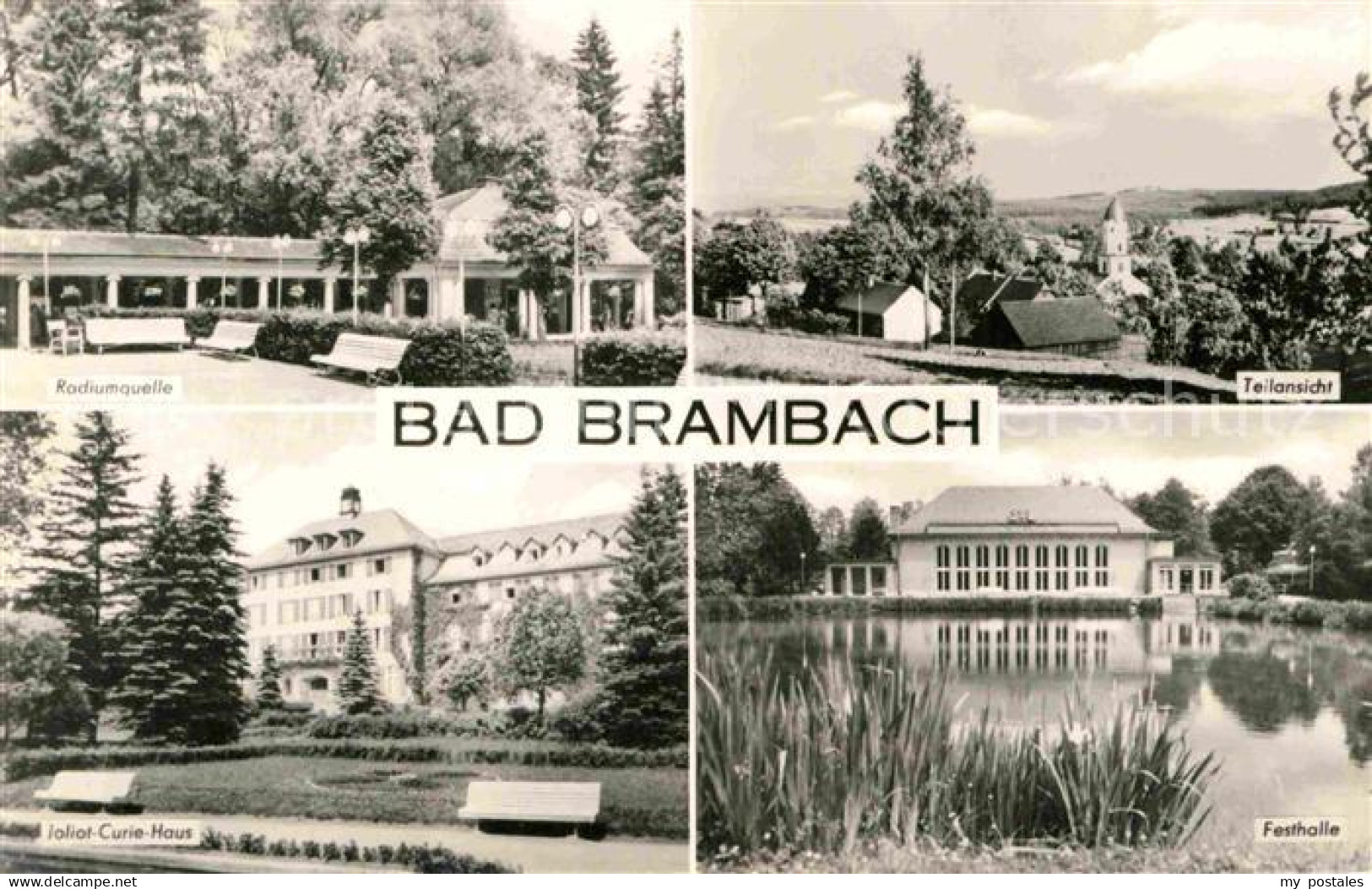 72699714 Bad Brambach Radiumquelle Joliot Curie Haus Festhalle Bad Brambach