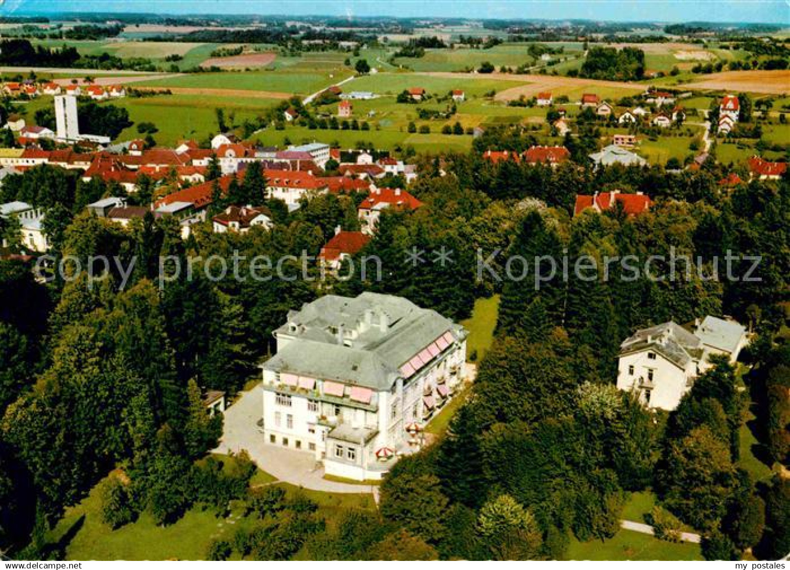 72699878 Bad Hall Oberoesterreich Kurhotel Fliegeraufnahme Bad Hall