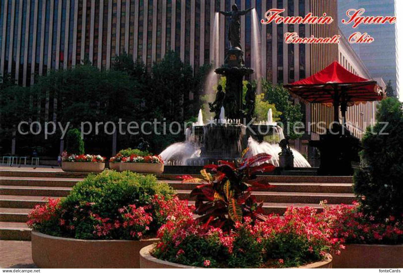 72700180 Cincinnati Ohio Fountain Square  Cincinnati