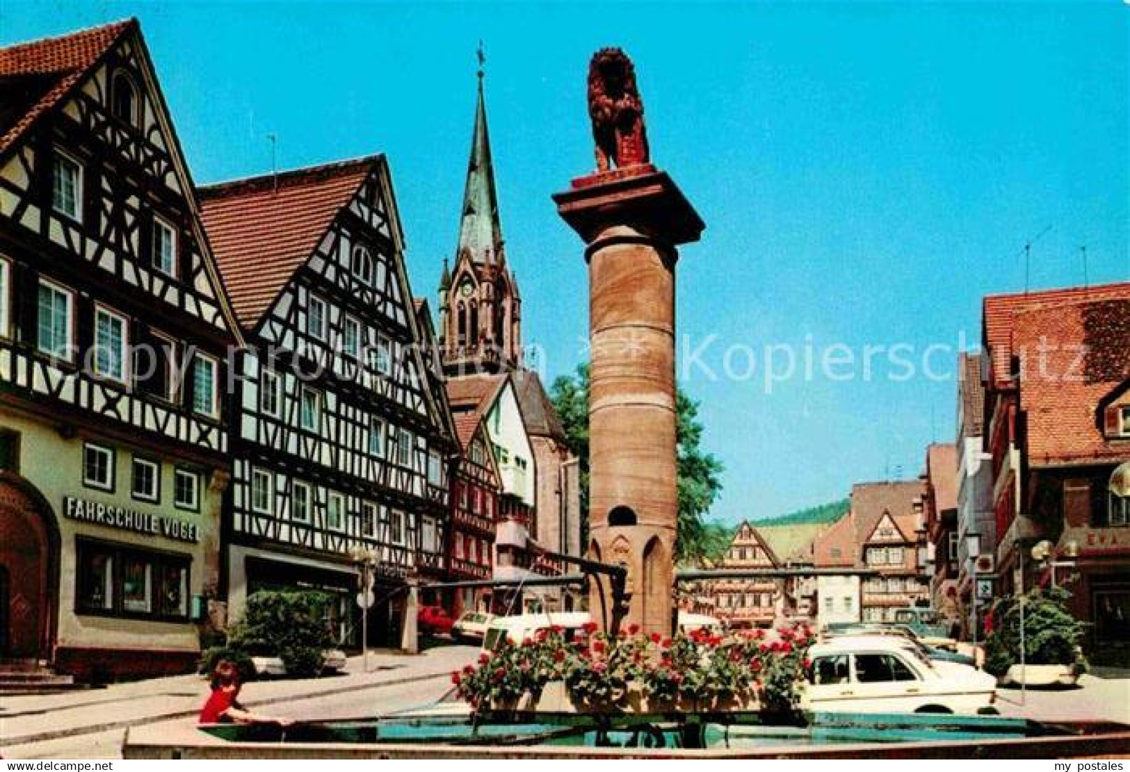 72706151 Calw Marktplatz mit Stadtkirche Peter und Paul Calw