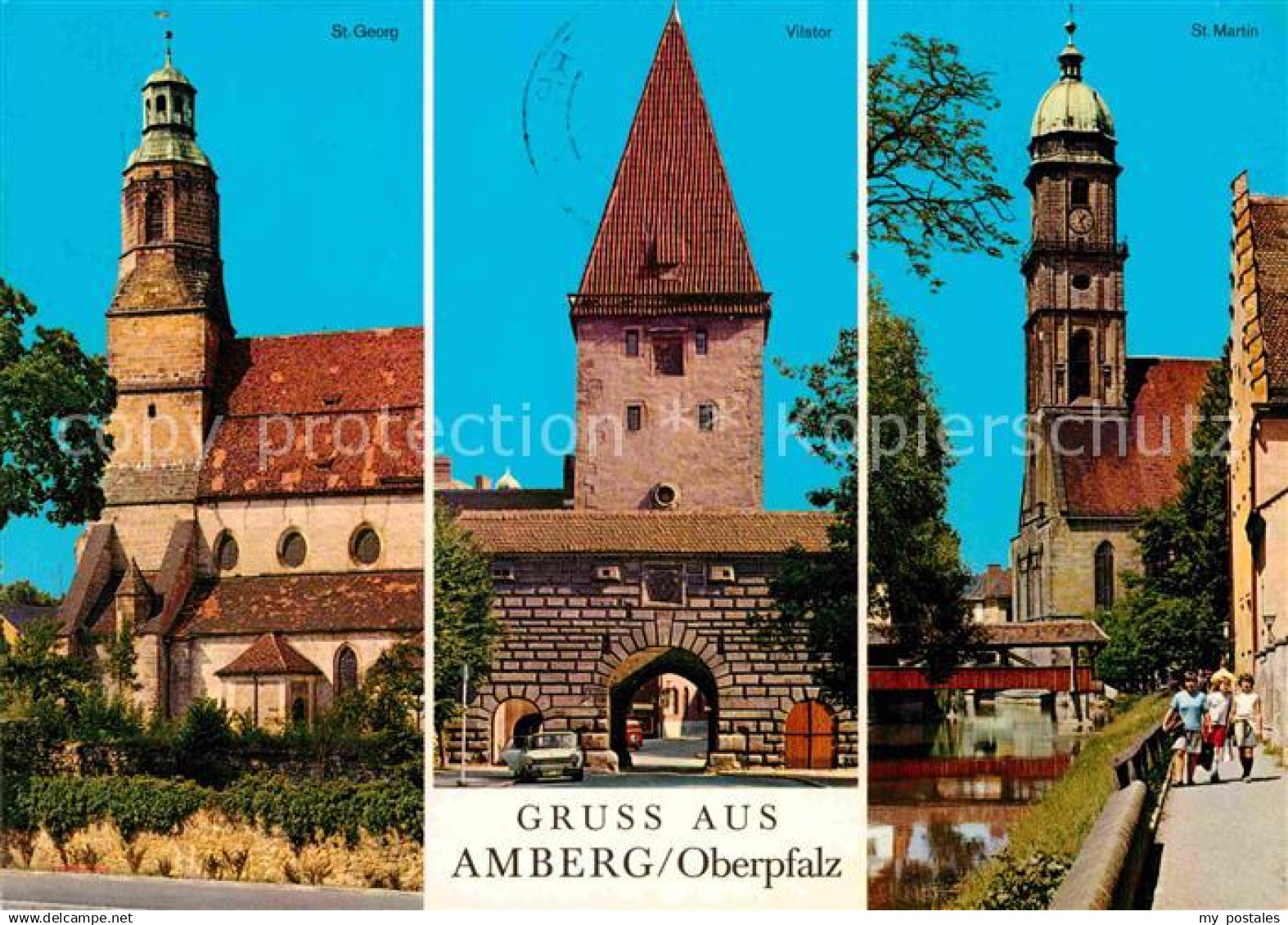 72707279 Amberg Oberpfalz St Georg Vilstor St Martin Amberg