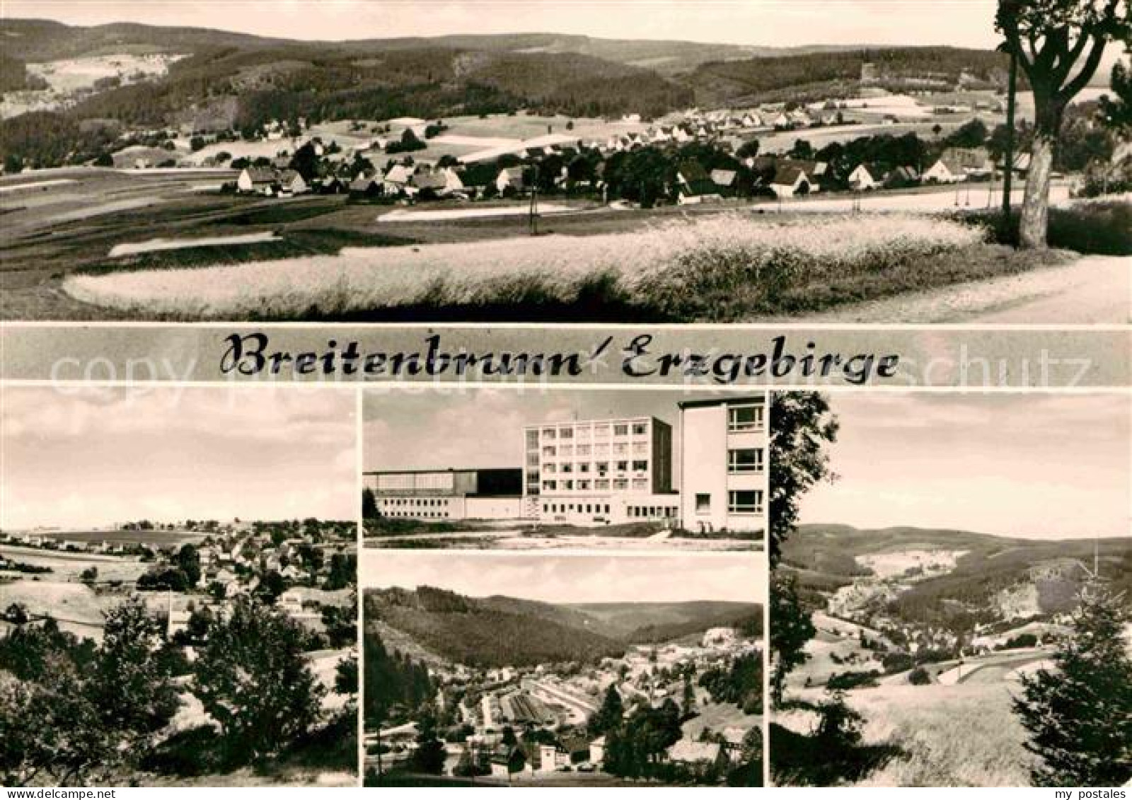 72712066 Breitenbrunn Erzgebirge Panorama Teilansichten Breitenbrunn Erzgebirge