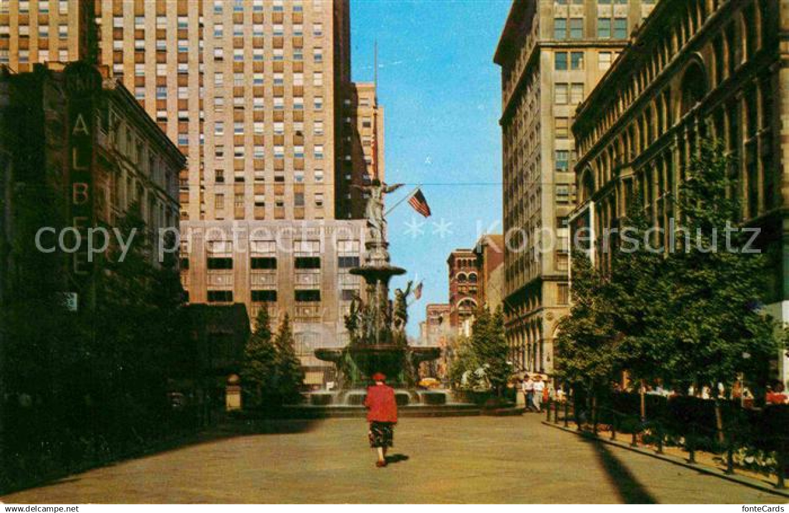 72715872 Cincinnati Ohio Fountain Square Cincinnati