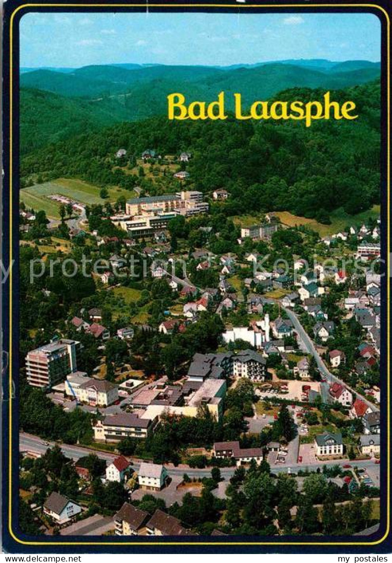 72727298 Bad Laasphe Fliegeraufnahme Bad Laasphe