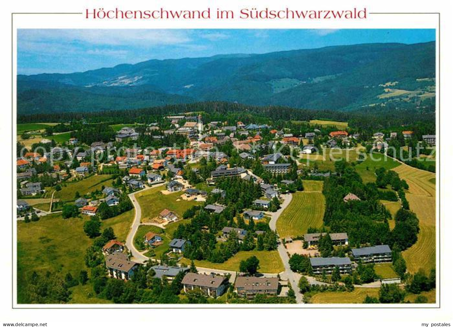 72727791 Hoechenschwand Fliegeraufnahme Hoechenschwand