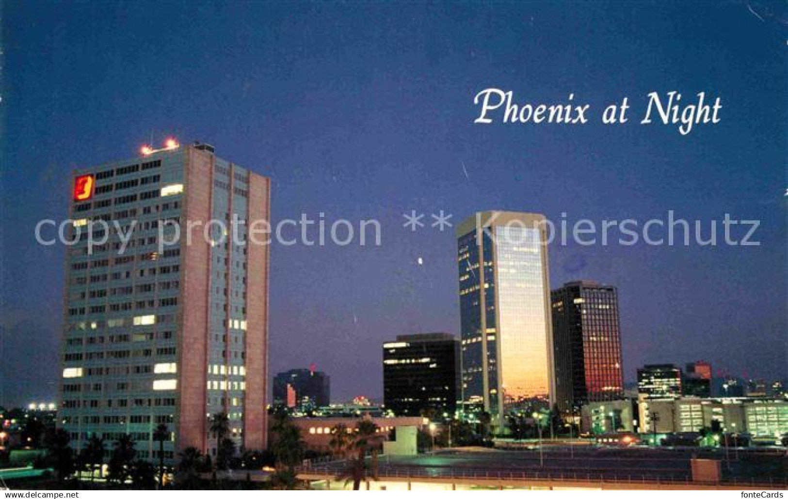 72739123 Phoenix Arizona at Night Phoenix Arizona