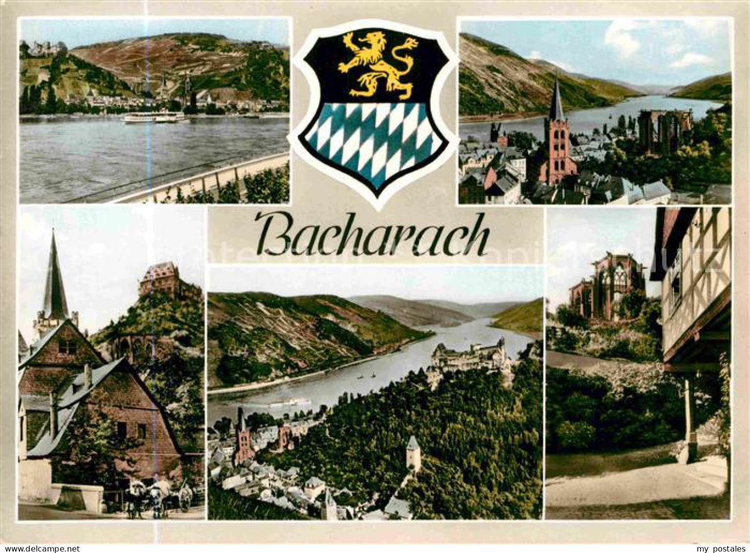 72743658 Bacharach Rhein Rheinpartie Kirchen  Bacharach