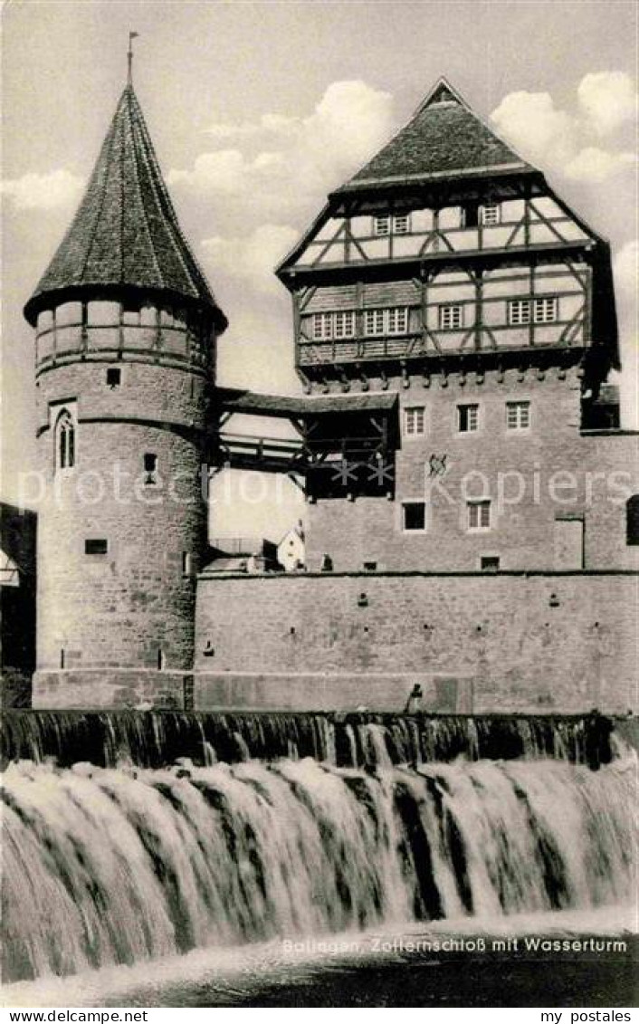 72743867 Balingen Zollerschloss mit Wasserturm Balingen