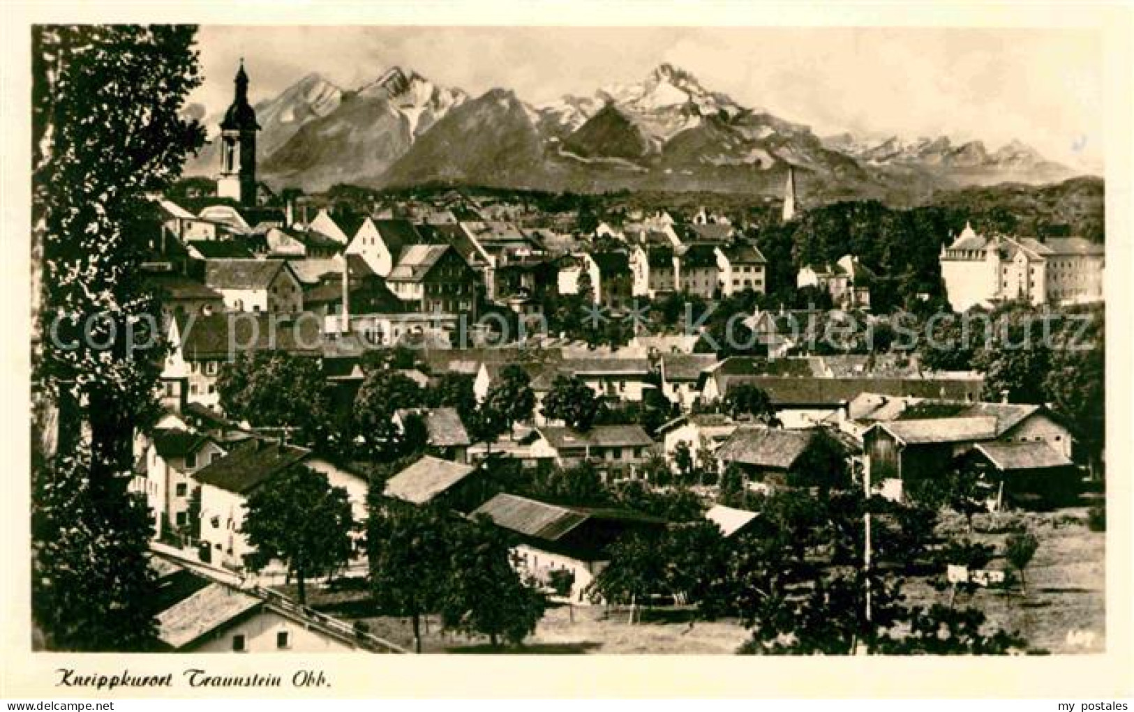 72750109 Traunstein Oberbayern Panorama  Traunstein