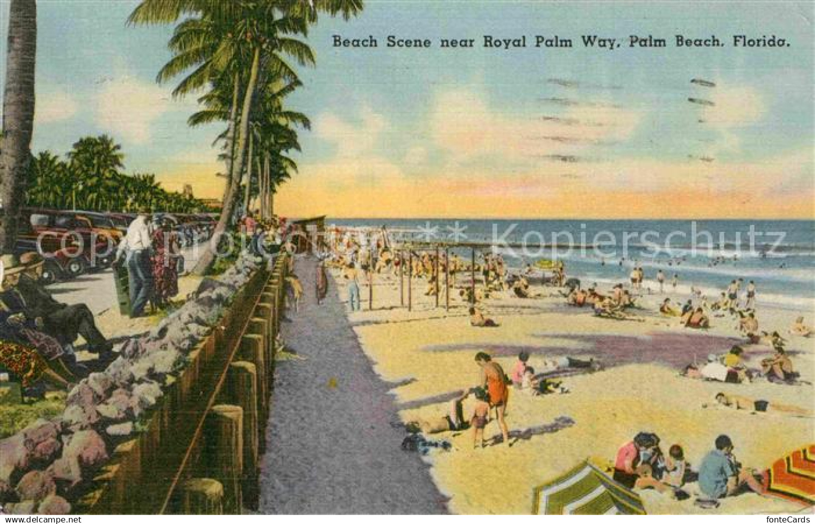 72754186 Palm Beach Beach Scene