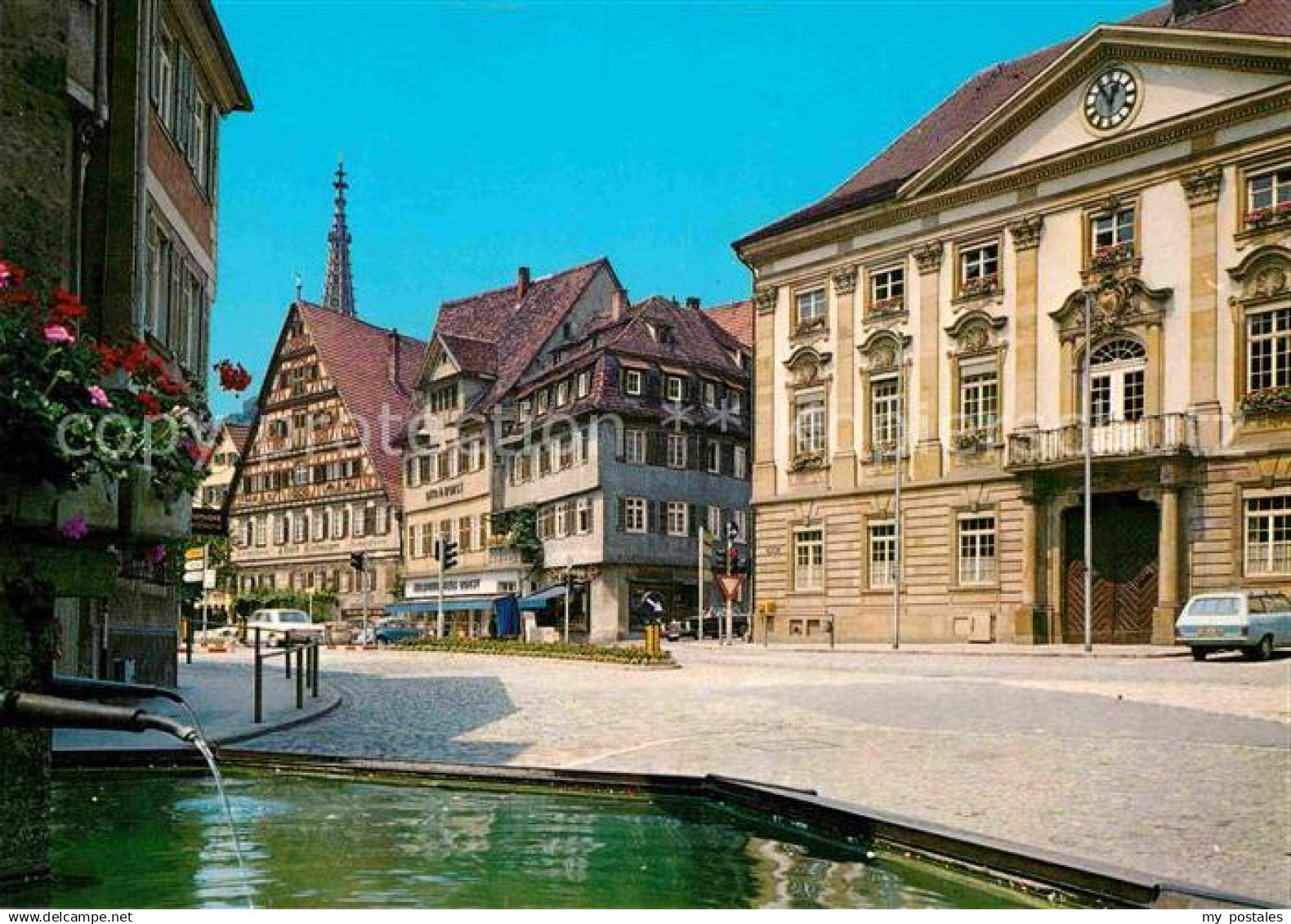 72754810 Esslingen Neckar Rathausplatz Brunnen Esslingen am Neckar