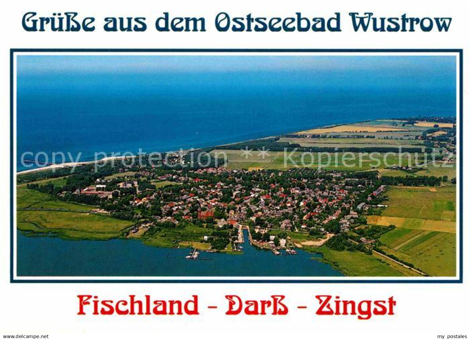 72759712 Wustrow Ostseebad Fischland Darss Zingst Luftbild