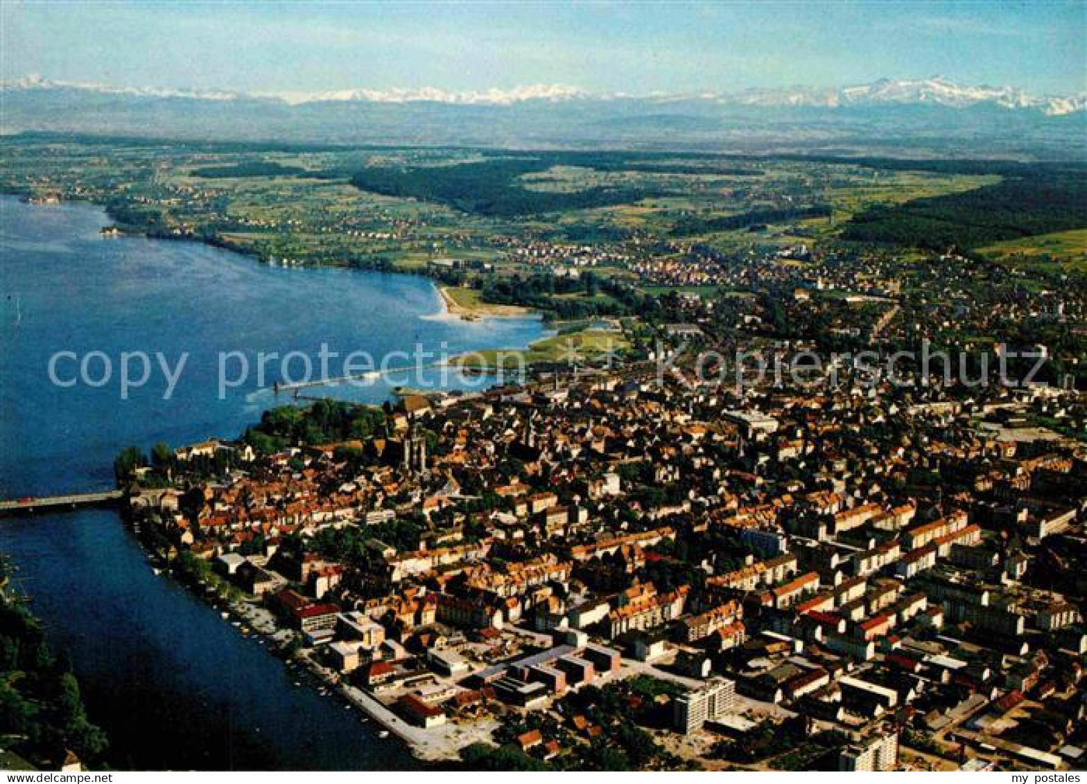 72761000 Konstanz Bodensee Fliegeraufnahme Konstanz