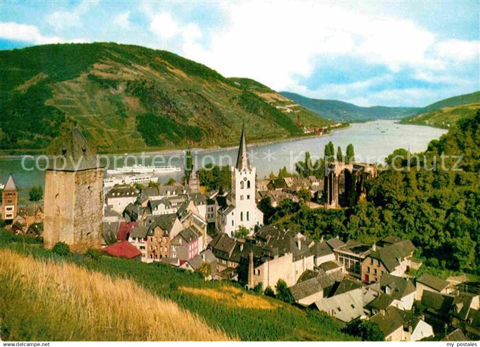 72771608 Bacharach Rhein Panorama Bacharach