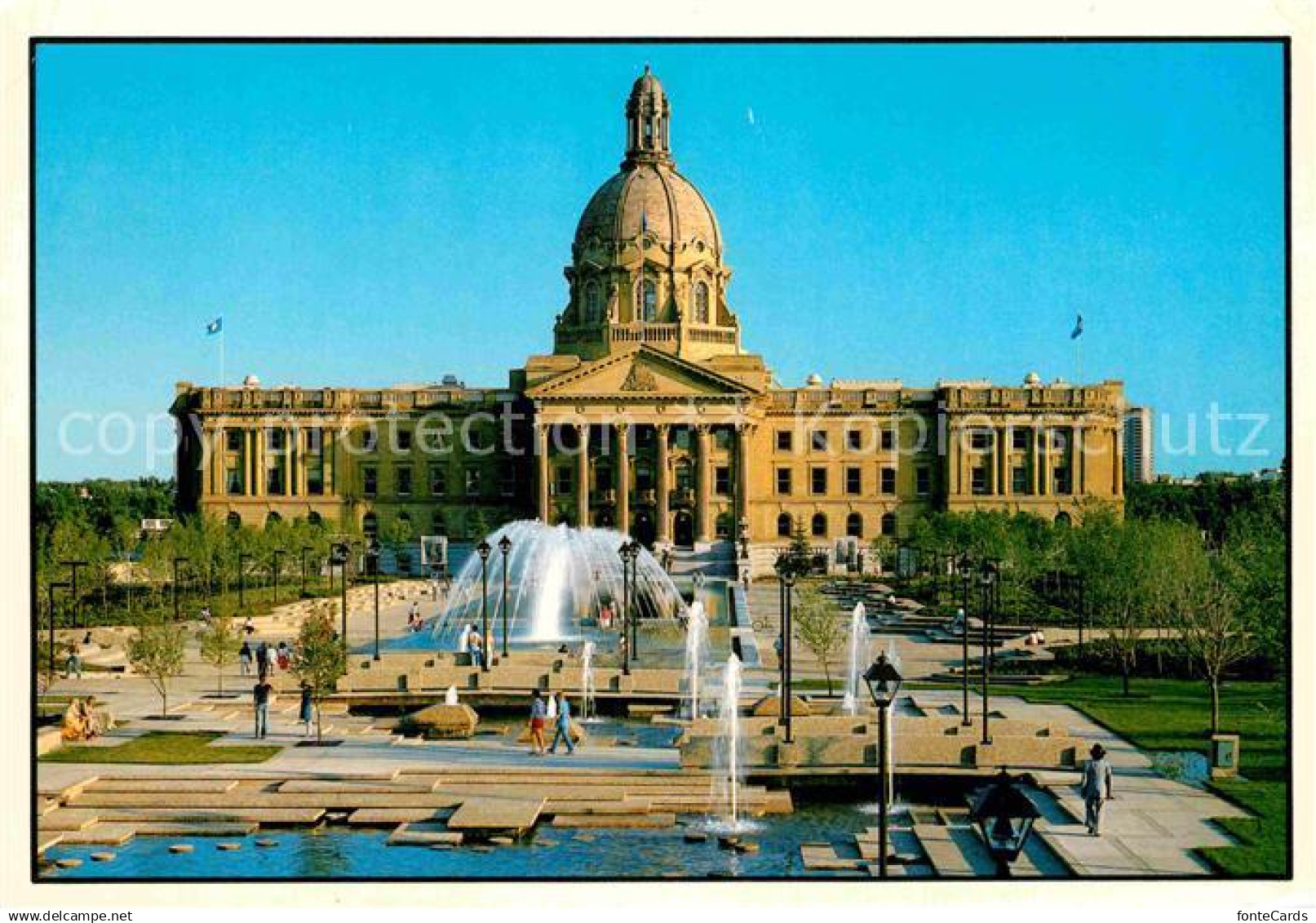 72772394 Edmonton Alberta Fontaene Legislative Building Edmonton Alberta