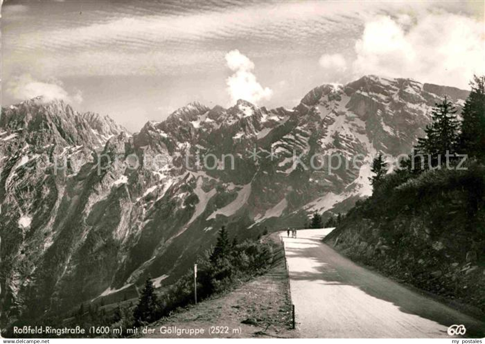 72772519 Berchtesgaden Rossfeld Ringstrasse mit Goellgruppe