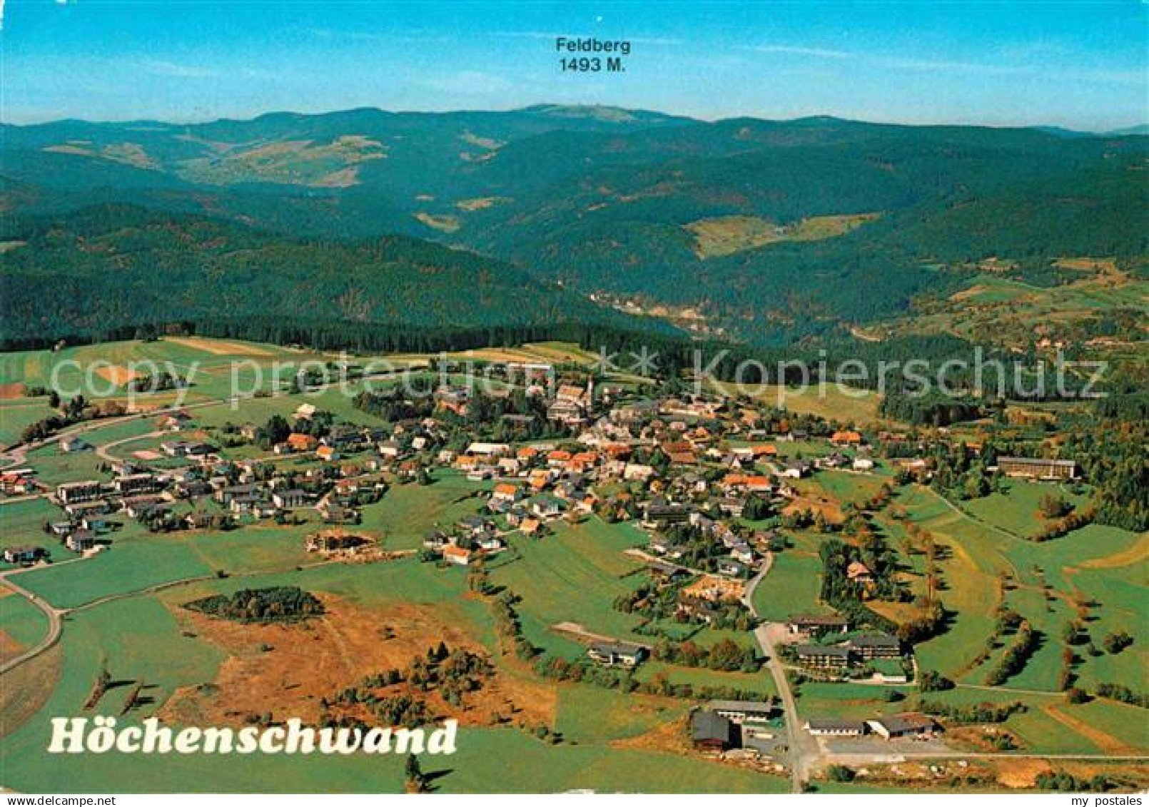 72773493 Hoechenschwand Fliegeraufnahme Hoechenschwand