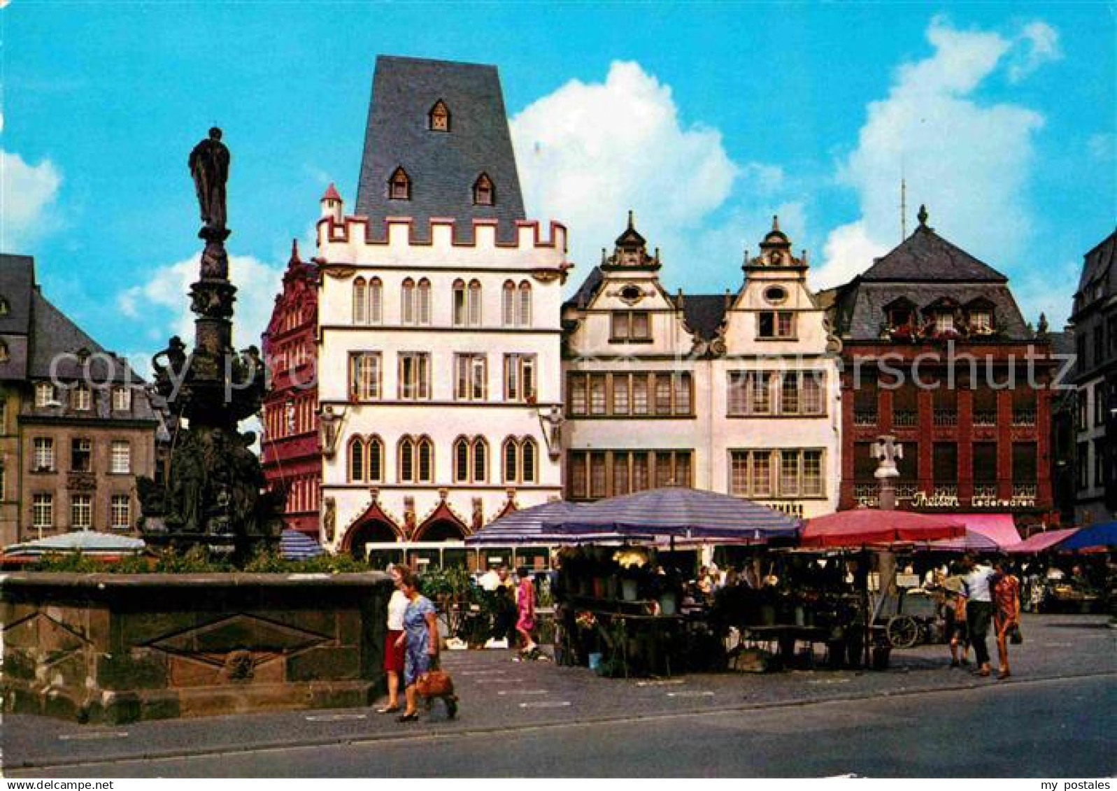 72781300 Trier Steipe mit Petrusbrunnen Trier