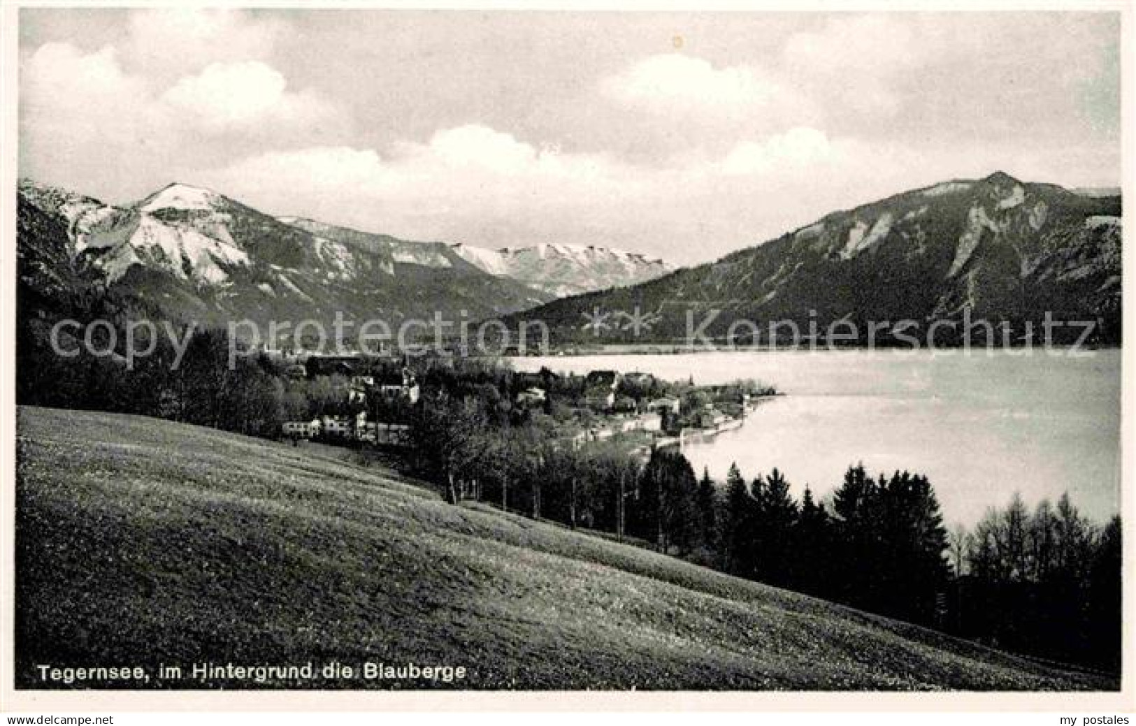 72788111 Tegernsee Panorama Blauberge Tegernsee