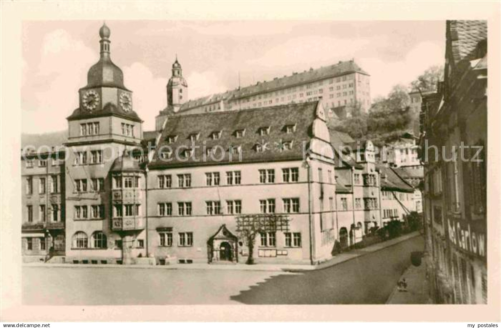 72788999 Rudolstadt Rathaus Heidecksburg Rudolstadt