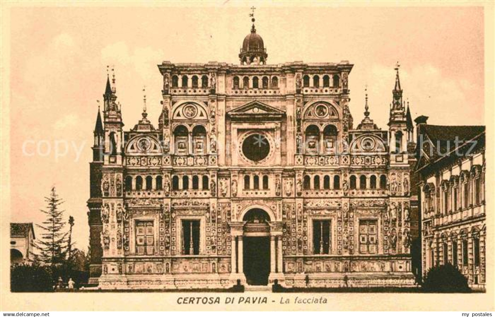 72789033 Pavia Certos di Pavia La facciata Kartaeuser Kirche Kloster