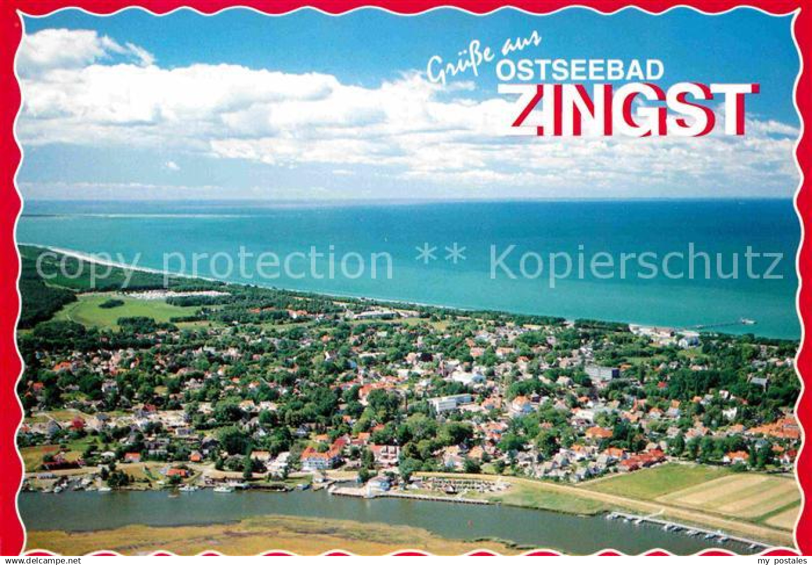 72792252 Zingst Ostseebad Fliegeraufnahme Fischland Darss Zingst